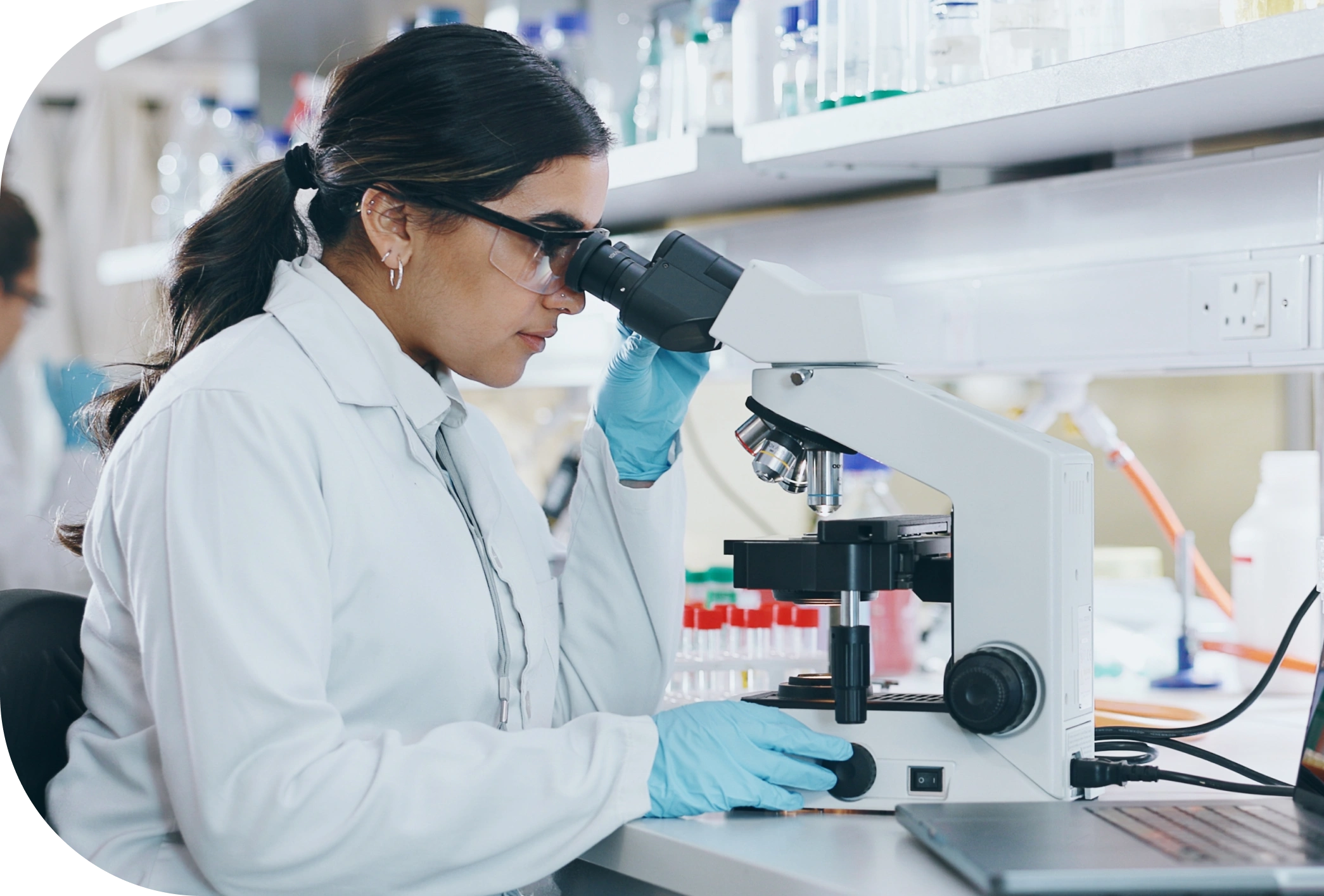 Scientist in lab